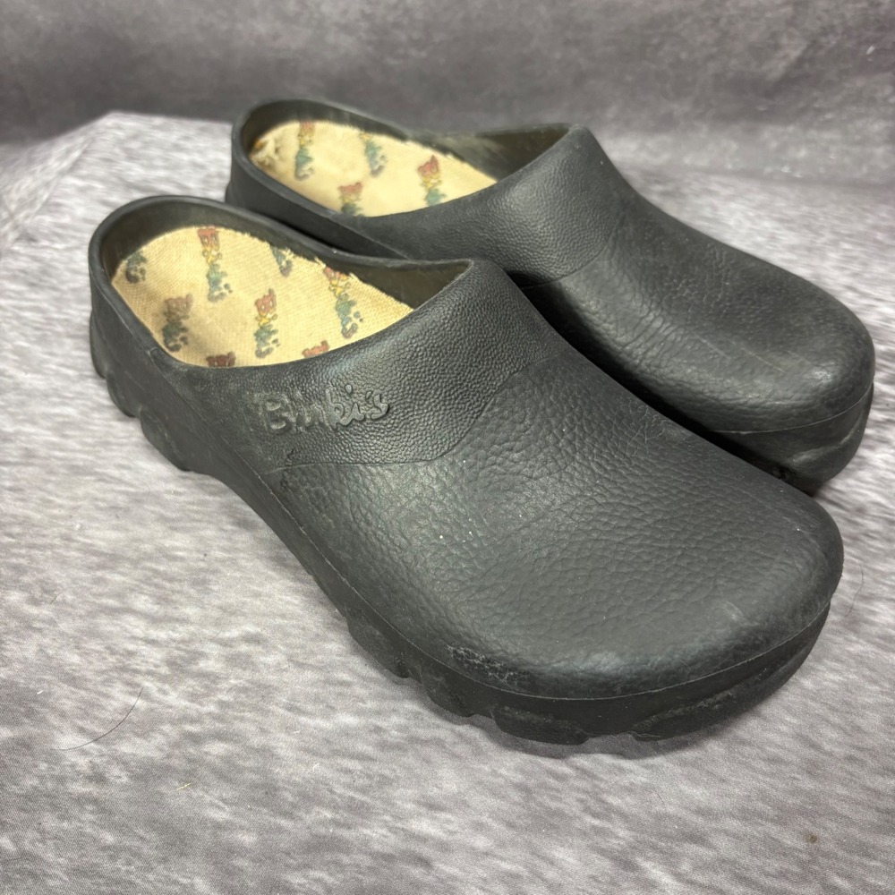 Birkenstock Birki's Black Clogs Size 40 W9 M7 Professional Work Gardening Shoes
